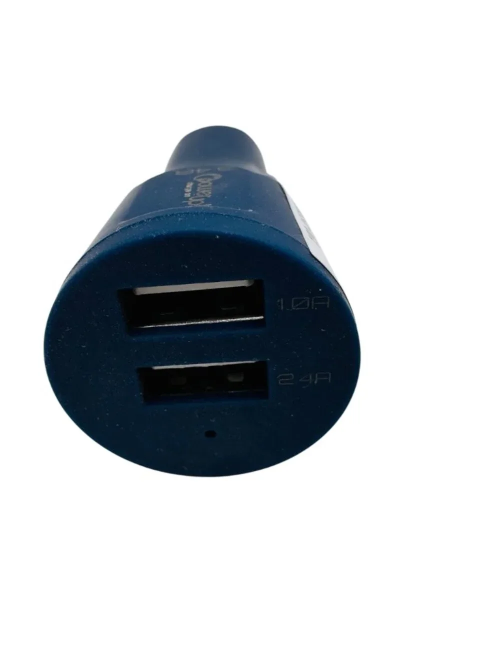 PowerUp Dual USB Car Charger 3.4A Navy Blue Compact Design For Fast Charging Dev